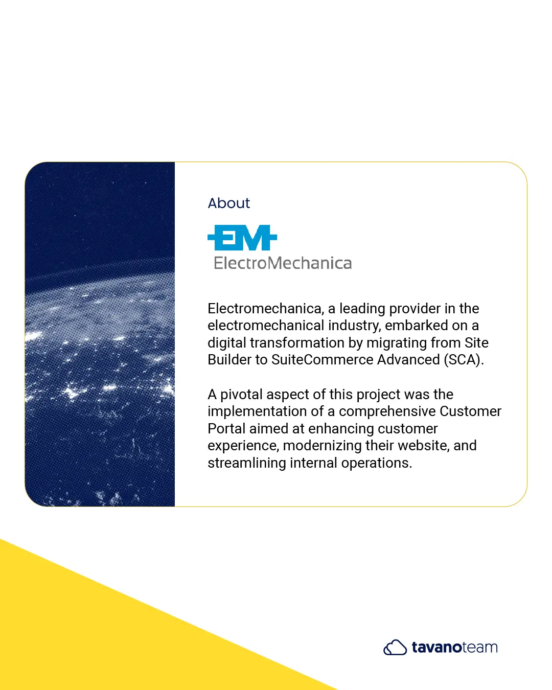 Electro Mechanica Case Study Banner 06