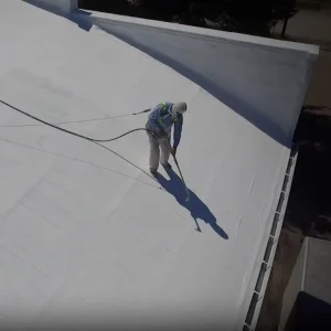 Progressive Materials Worker on the roof