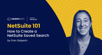 How to Create a Saved Search in NetSuite