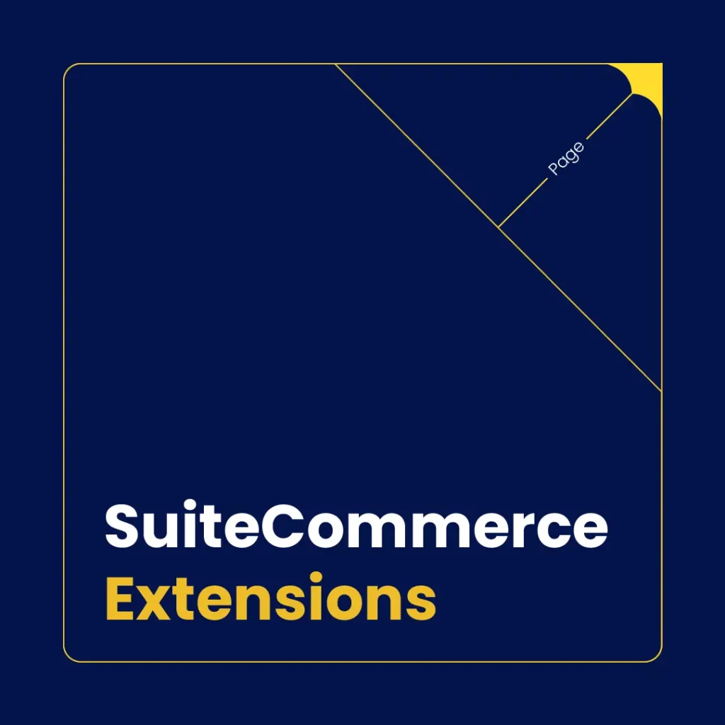 NetSuite SuiteCommerce Extensions Card
